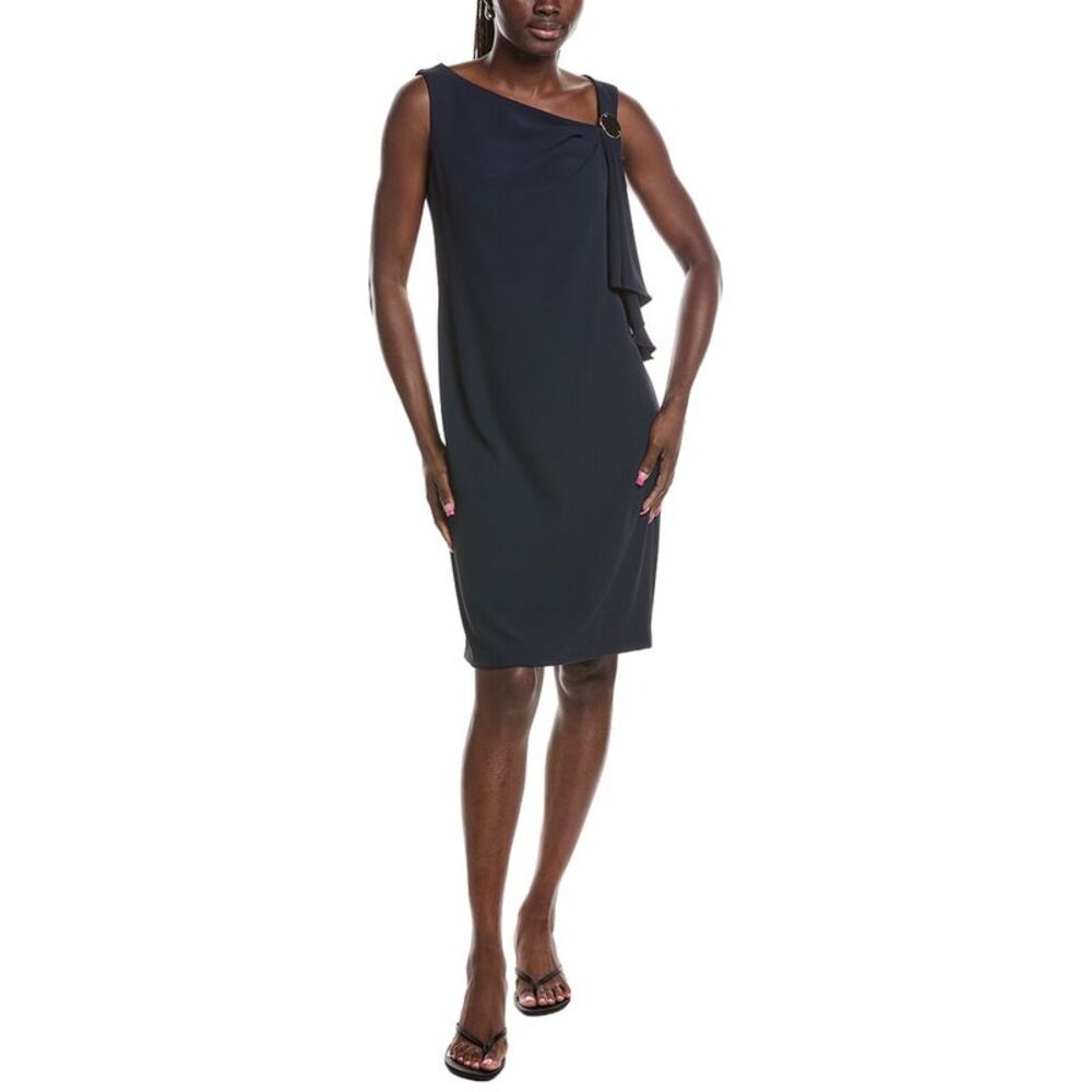 Joseph Ribkoff Womens Sleeveless Midi Dress, Blue